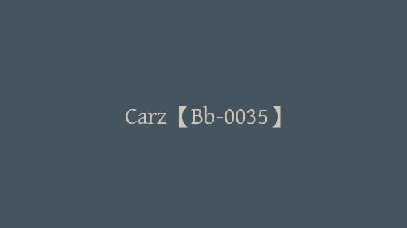 Carz【Bb-0035】