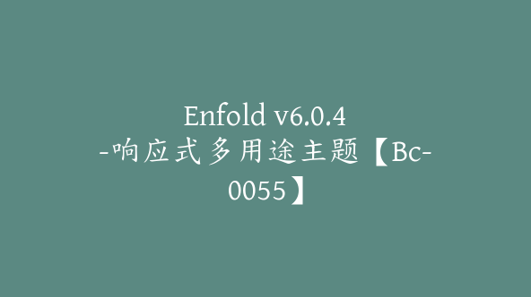 Enfold v6.0.4-响应式多用途主题【Bc-0055】